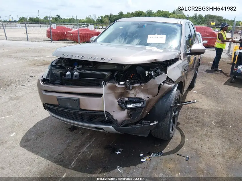 2017 Land Rover Discovery Sport Hse VIN: SALCR2BG3HH641982 Lot: 45324105