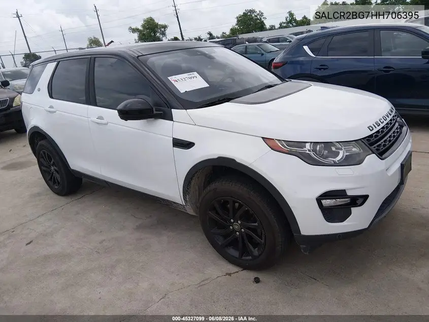 2017 Land Rover Discovery Sport Hse VIN: SALCR2BG7HH706395 Lot: 45327099