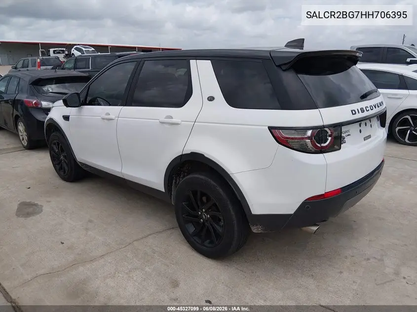 2017 Land Rover Discovery Sport Hse VIN: SALCR2BG7HH706395 Lot: 45327099