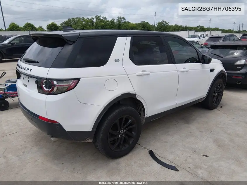 2017 Land Rover Discovery Sport Hse VIN: SALCR2BG7HH706395 Lot: 45327099