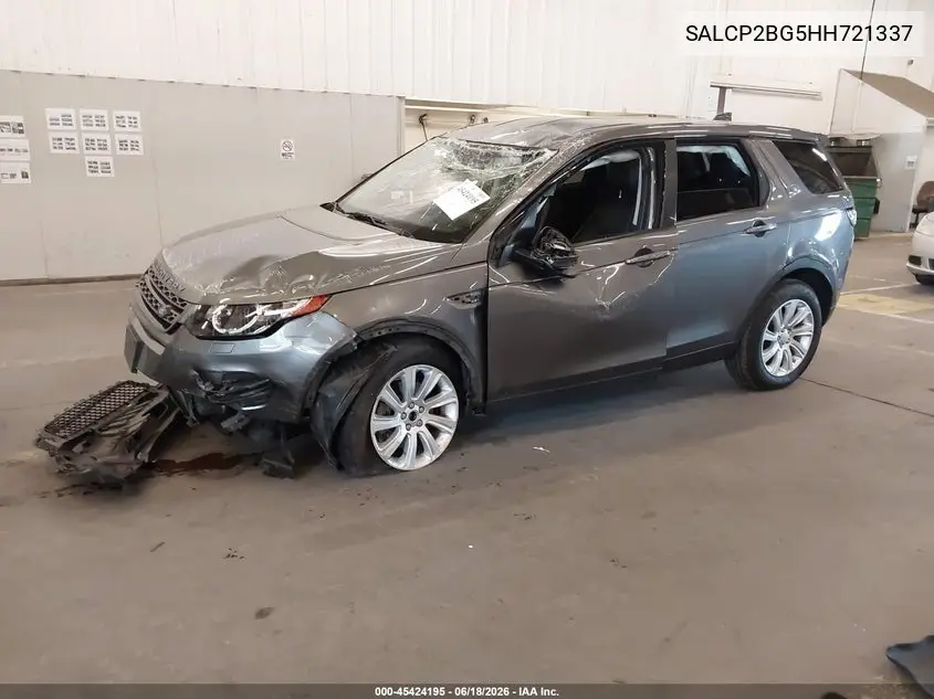 2017 Land Rover Discovery Sport Se VIN: SALCP2BG5HH721337 Lot: 45424195