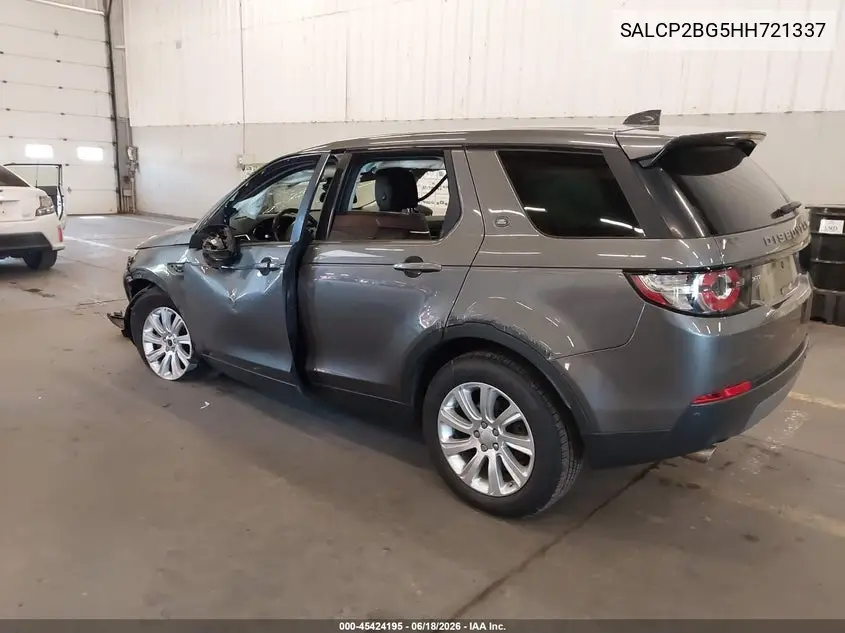 2017 Land Rover Discovery Sport Se VIN: SALCP2BG5HH721337 Lot: 45424195