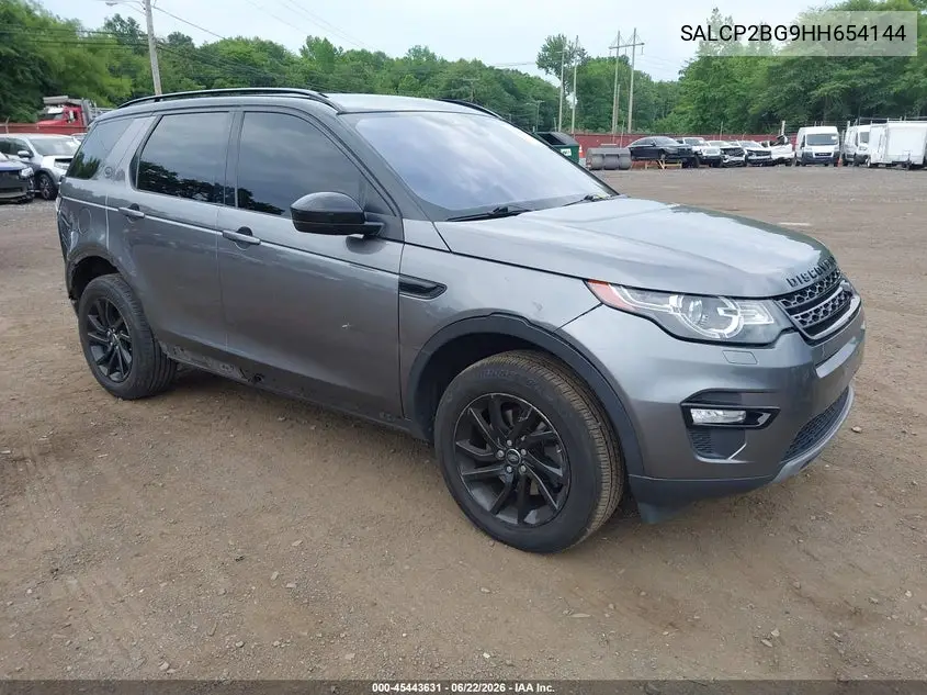 2017 Land Rover Discovery Sport Se VIN: SALCP2BG9HH654144 Lot: 45443631