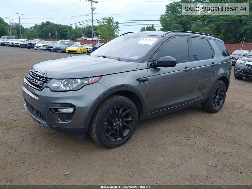 2017 Land Rover Discovery Sport Se VIN: SALCP2BG9HH654144 Lot: 45443631