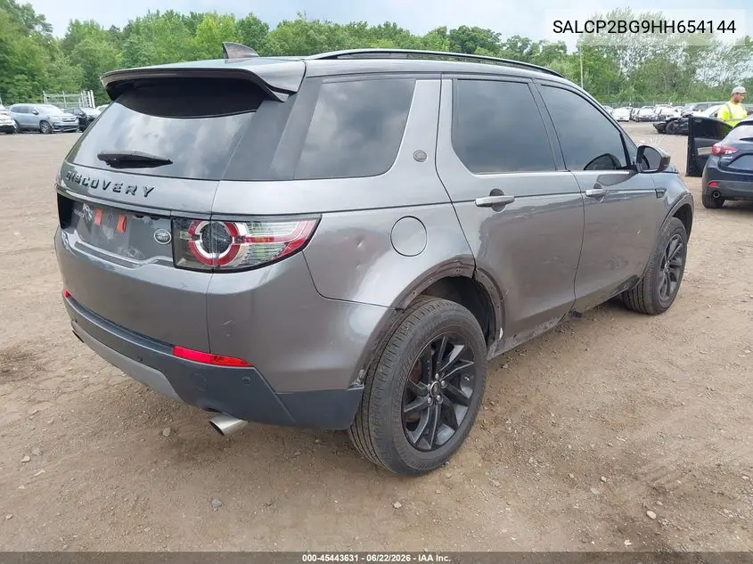 2017 Land Rover Discovery Sport Se VIN: SALCP2BG9HH654144 Lot: 45443631