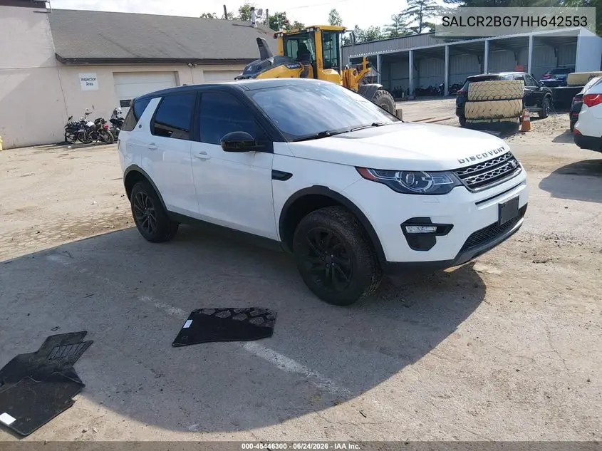 2017 Land Rover Discovery Sport Hse VIN: SALCR2BG7HH642553 Lot: 45446300