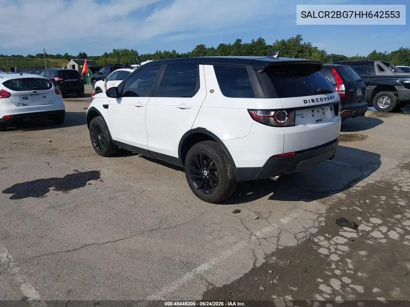 2017 Land Rover Discovery Sport Hse VIN: SALCR2BG7HH642553 Lot: 45446300