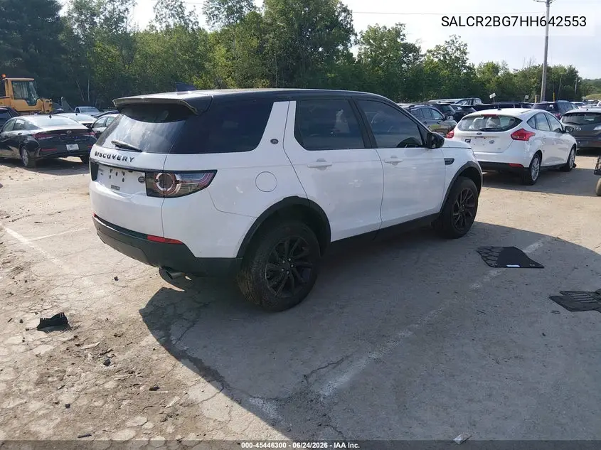 2017 Land Rover Discovery Sport Hse VIN: SALCR2BG7HH642553 Lot: 45446300