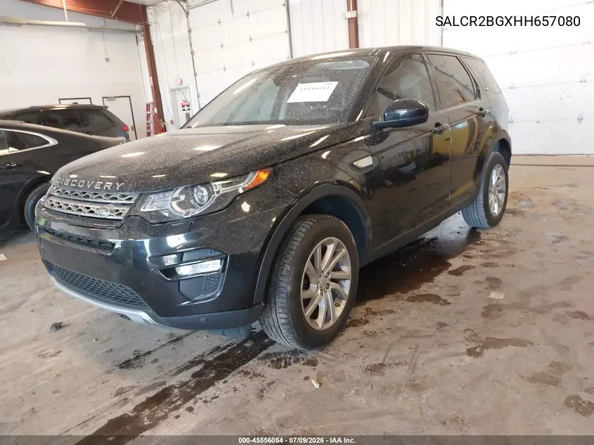 2017 Land Rover Discovery Sport Hse VIN: SALCR2BGXHH657080 Lot: 45556054