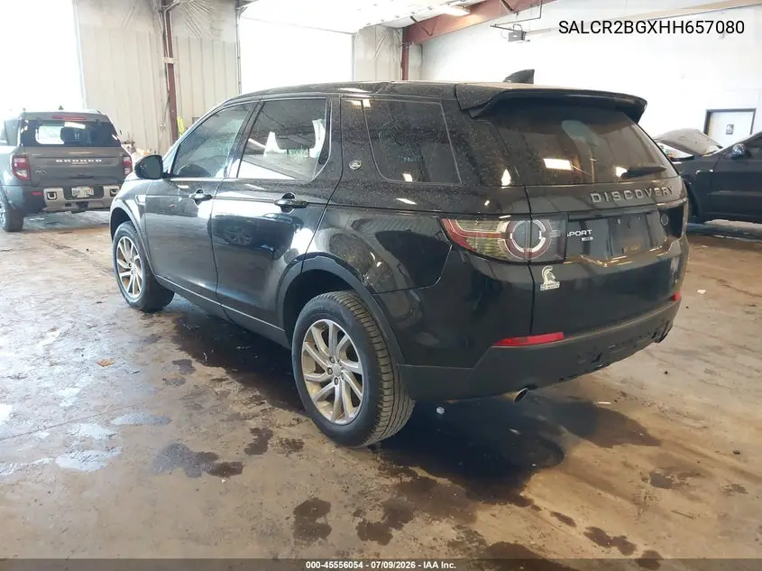 2017 Land Rover Discovery Sport Hse VIN: SALCR2BGXHH657080 Lot: 45556054