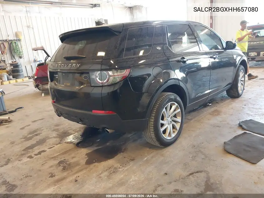 2017 Land Rover Discovery Sport Hse VIN: SALCR2BGXHH657080 Lot: 45556054