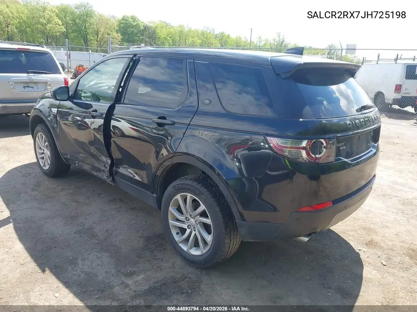2018 Land Rover Discovery Sport Hse VIN: SALCR2RX7JH725198 Lot: 44893794