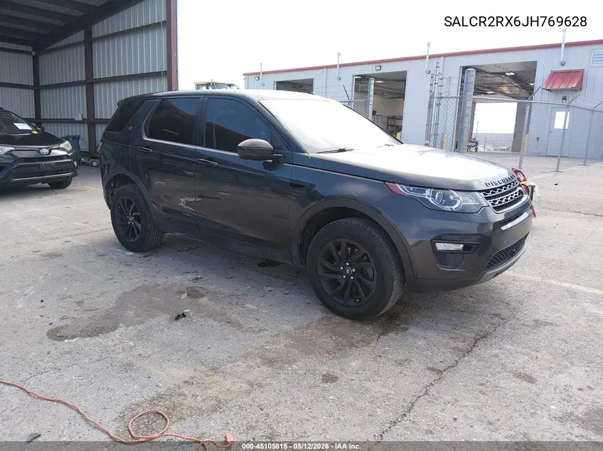 2018 Land Rover Discovery Sport Hse VIN: SALCR2RX6JH769628 Lot: 45105815