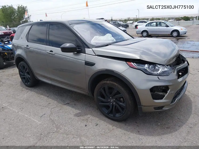 2018 Land Rover Discovery Sport Hse Lux VIN: SALCT2SX0JH775100 Lot: 45385087
