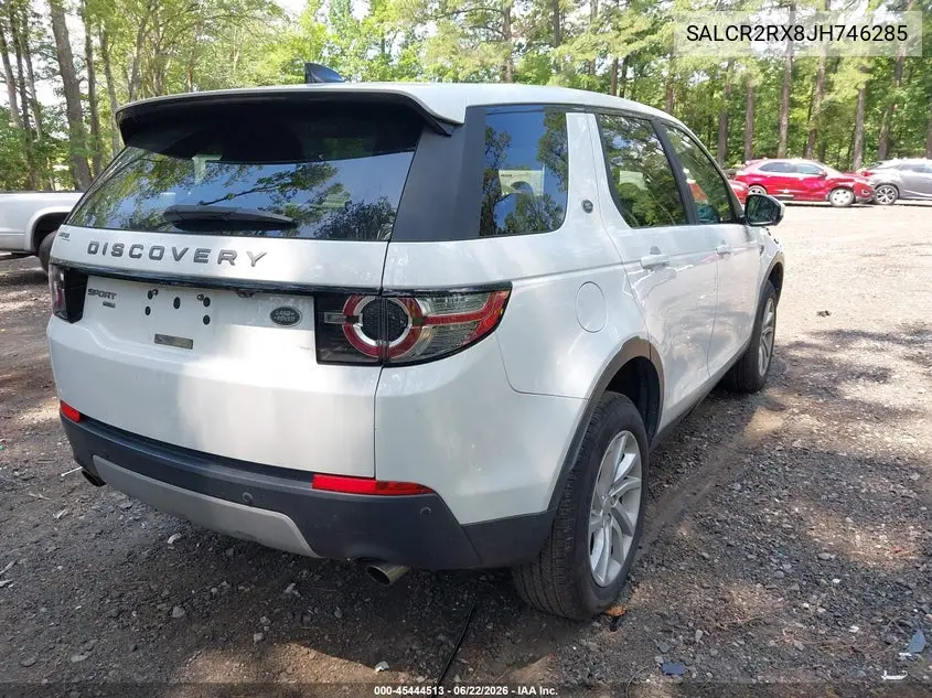 2018 Land Rover Discovery Sport Hse VIN: SALCR2RX8JH746285 Lot: 45444513