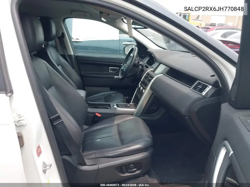 2018 Land Rover Discovery Sport Se VIN: SALCP2RX6JH770848 Lot: 45460573