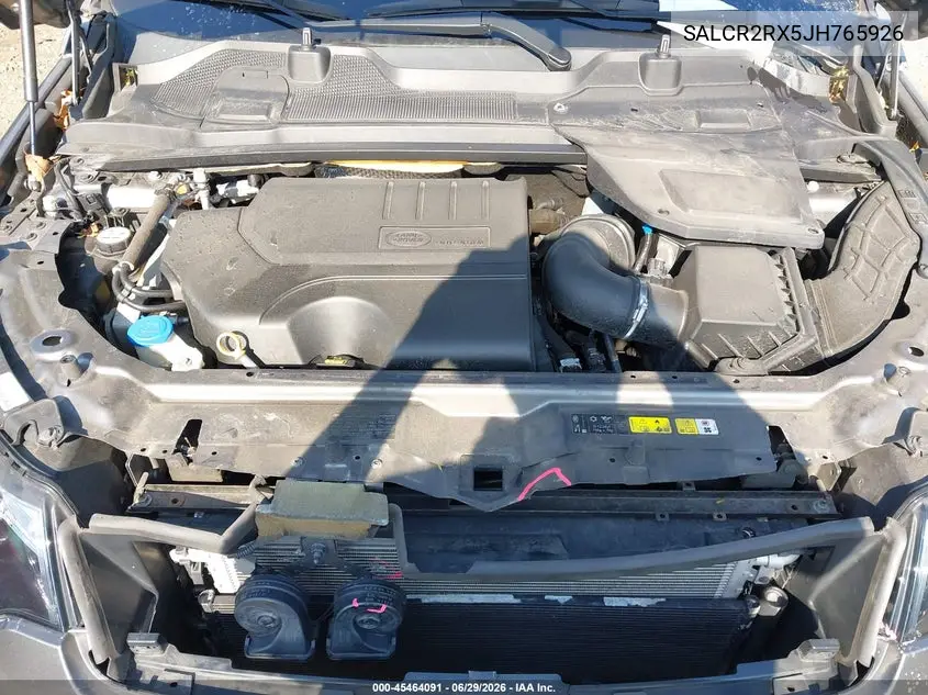 2018 Land Rover Discovery Sport Hse VIN: SALCR2RX5JH765926 Lot: 45464091