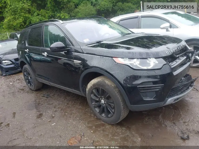 2018 Land Rover Discovery Sport Se VIN: SALCP2RX9JH755616 Lot: 45543860