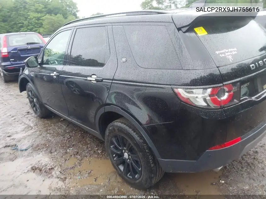 2018 Land Rover Discovery Sport Se VIN: SALCP2RX9JH755616 Lot: 45543860