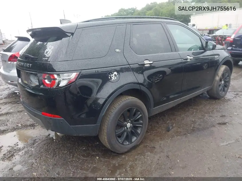 2018 Land Rover Discovery Sport Se VIN: SALCP2RX9JH755616 Lot: 45543860