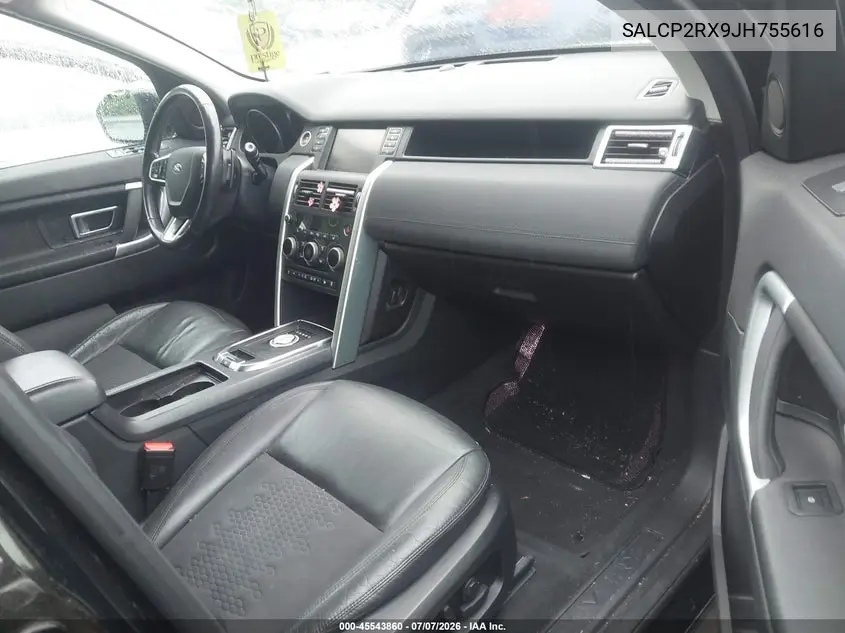 2018 Land Rover Discovery Sport Se VIN: SALCP2RX9JH755616 Lot: 45543860