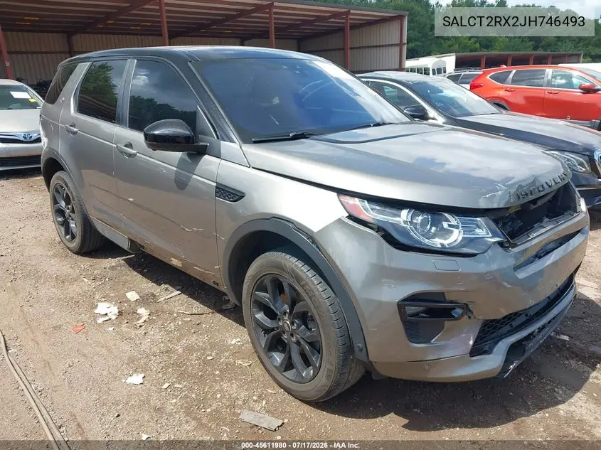 2018 Land Rover Discovery Sport Hse Lux VIN: SALCT2RX2JH746493 Lot: 45611980