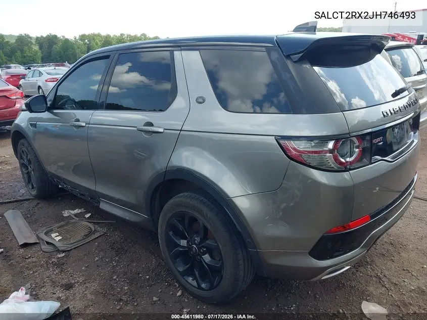 2018 Land Rover Discovery Sport Hse Lux VIN: SALCT2RX2JH746493 Lot: 45611980