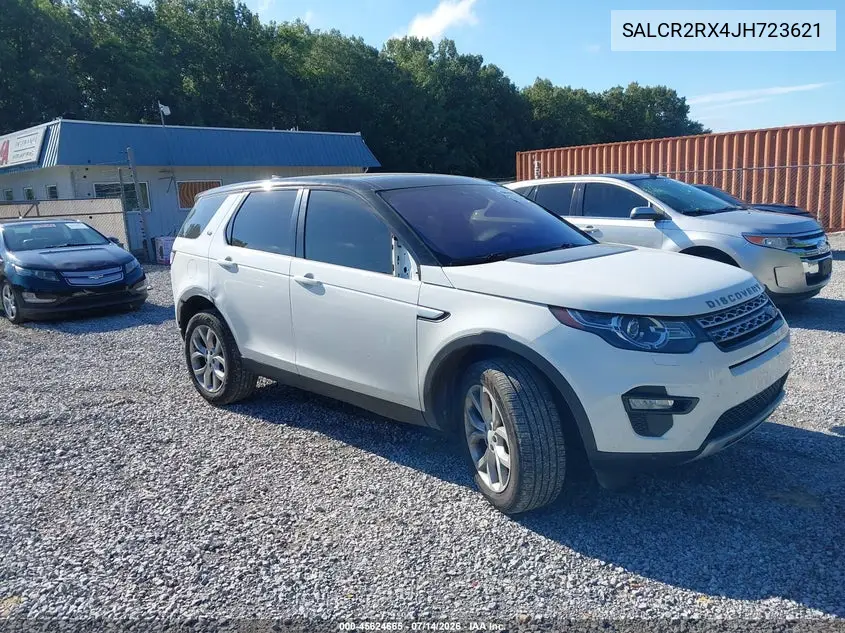 2018 Land Rover Discovery Sport Hse VIN: SALCR2RX4JH723621 Lot: 45624665