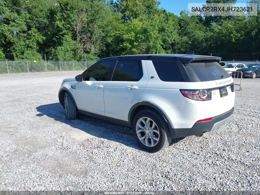 2018 Land Rover Discovery Sport Hse VIN: SALCR2RX4JH723621 Lot: 45624665
