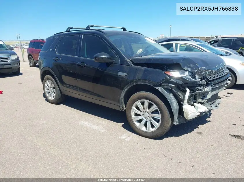 2018 Land Rover Discovery Sport Se VIN: SALCP2RX5JH766838 Lot: 45672691