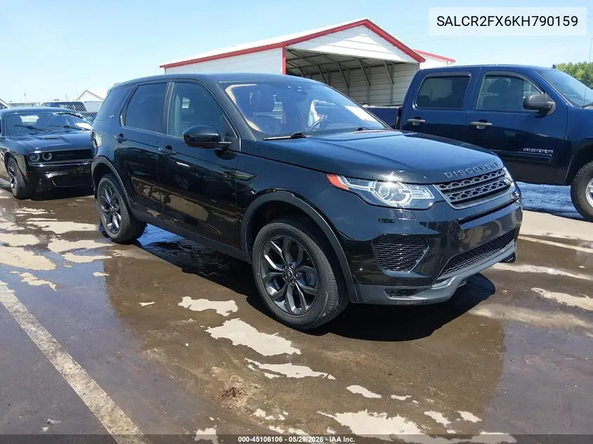 2019 Land Rover Discovery Sport Hse/Landmark Edition VIN: SALCR2FX6KH790159 Lot: 45106106