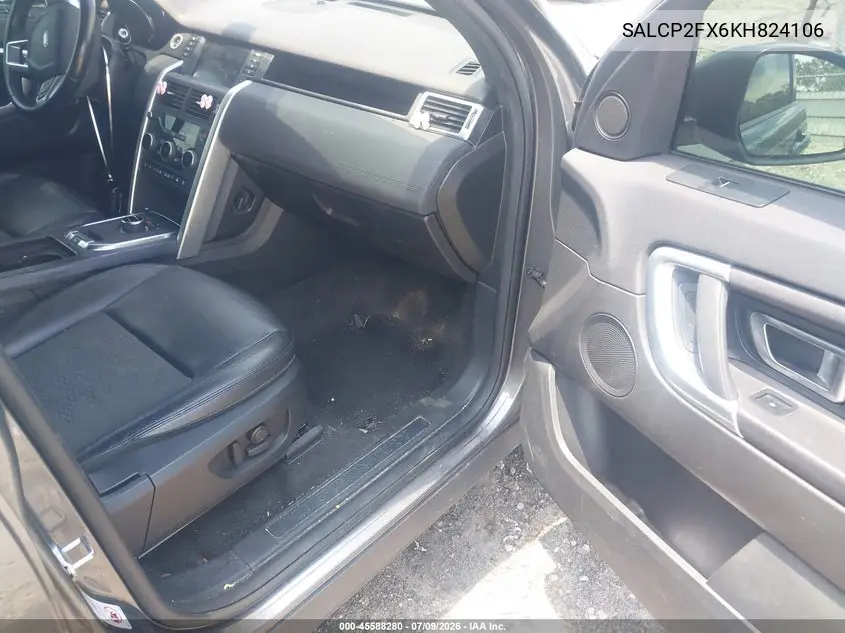 2019 Land Rover Discovery Sport Se VIN: SALCP2FX6KH824106 Lot: 45588280