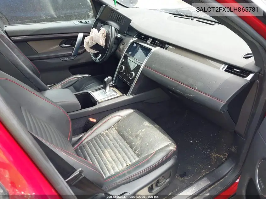 2020 Land Rover Discovery Sport R-Dynamic S/R-Dynamic Se VIN: SALCT2FX0LH865781 Lot: 45052247