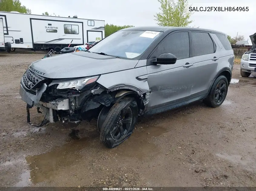 2020 Land Rover Discovery Sport S VIN: SALCJ2FX8LH864965 Lot: 45099621