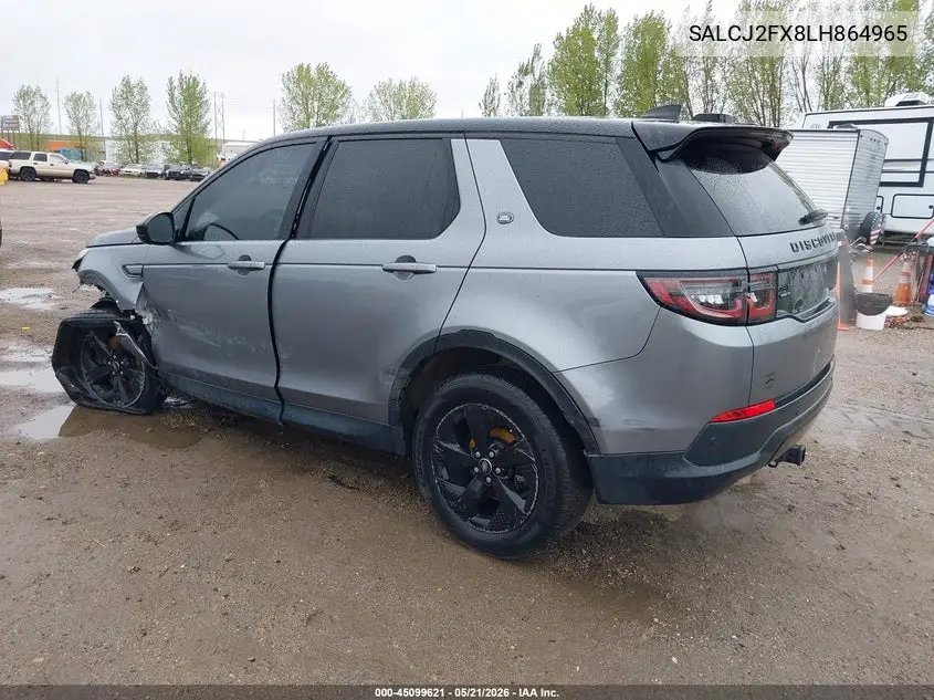 2020 Land Rover Discovery Sport S VIN: SALCJ2FX8LH864965 Lot: 45099621
