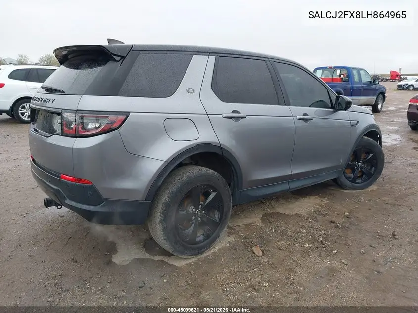 2020 Land Rover Discovery Sport S VIN: SALCJ2FX8LH864965 Lot: 45099621