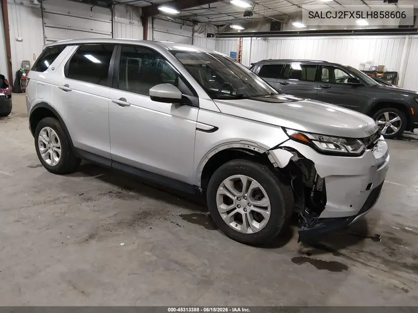 2020 Land Rover Discovery Sport S VIN: SALCJ2FX5LH858606 Lot: 45313388