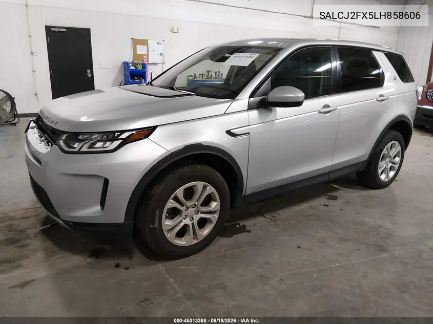 2020 Land Rover Discovery Sport S VIN: SALCJ2FX5LH858606 Lot: 45313388