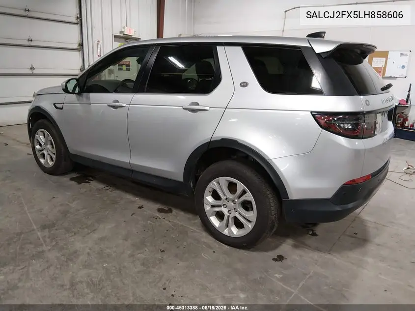 2020 Land Rover Discovery Sport S VIN: SALCJ2FX5LH858606 Lot: 45313388