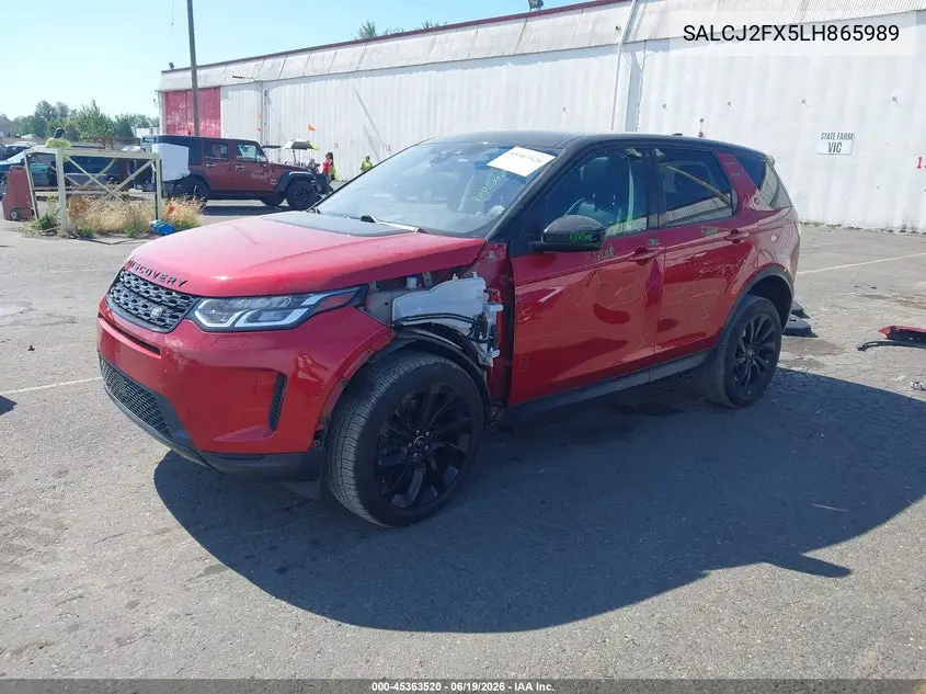 2020 Land Rover Discovery Sport S VIN: SALCJ2FX5LH865989 Lot: 45363520