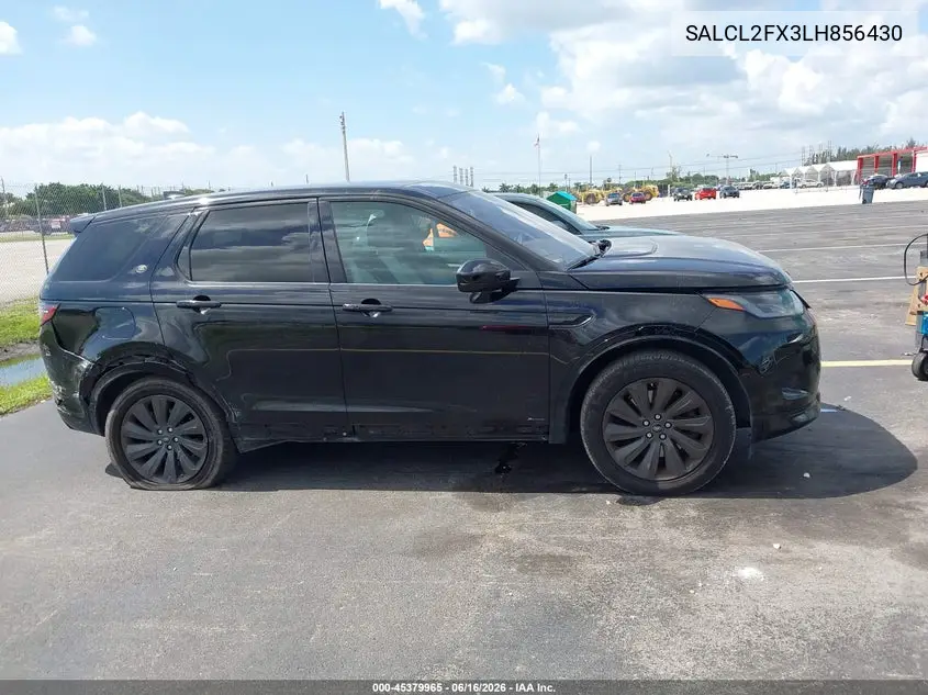 2020 Land Rover Discovery Sport R-Dynamic Se VIN: SALCL2FX3LH856430 Lot: 45379965