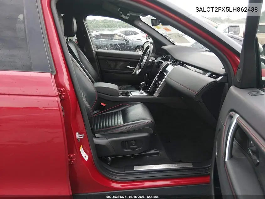 2020 Land Rover Discovery Sport R-Dynamic S/R-Dynamic Se VIN: SALCT2FX5LH862438 Lot: 45381377