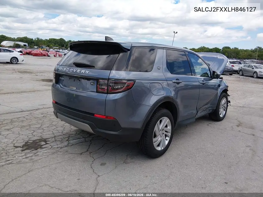 2020 Land Rover Discovery Sport S VIN: SALCJ2FXXLH846127 Lot: 45398209