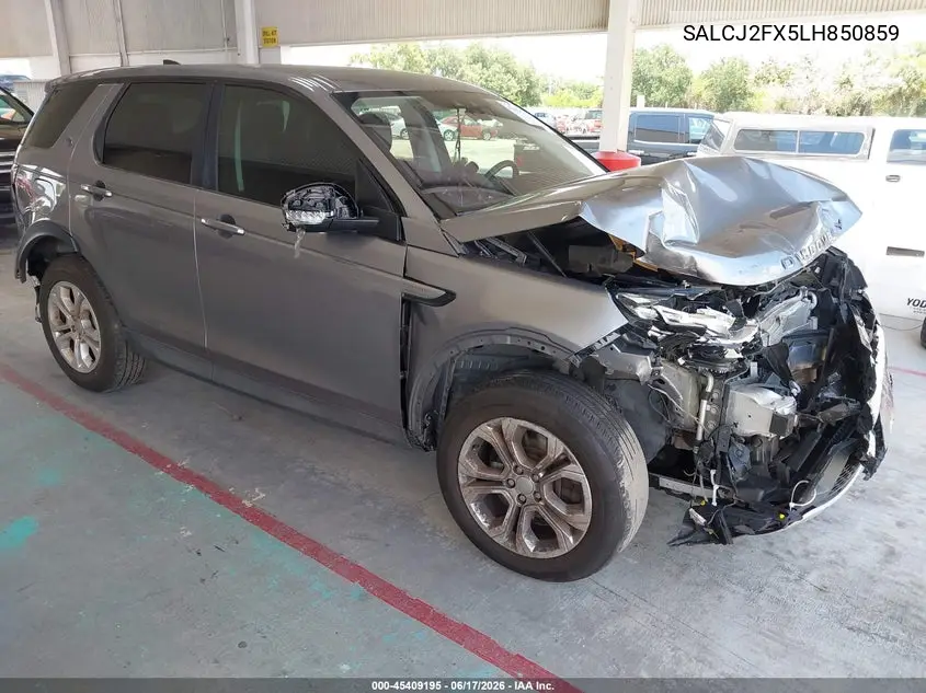 2020 Land Rover Discovery Sport S VIN: SALCJ2FX5LH850859 Lot: 45409195