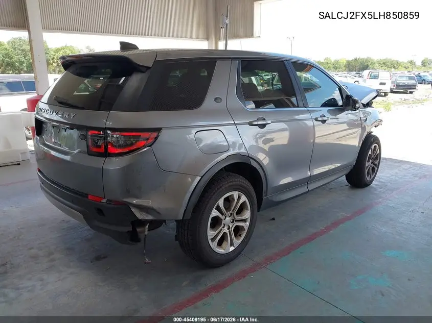 2020 Land Rover Discovery Sport S VIN: SALCJ2FX5LH850859 Lot: 45409195