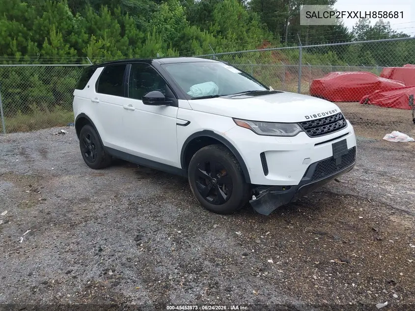 2020 Land Rover Discovery Sport Se VIN: SALCP2FXXLH858681 Lot: 45453573