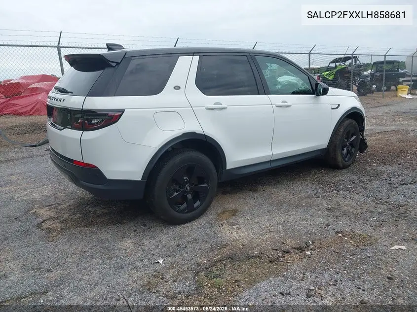 2020 Land Rover Discovery Sport Se VIN: SALCP2FXXLH858681 Lot: 45453573