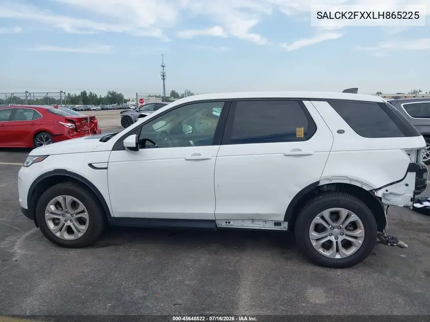 2020 Land Rover Discovery Sport Standard VIN: SALCK2FXXLH865225 Lot: 45648522