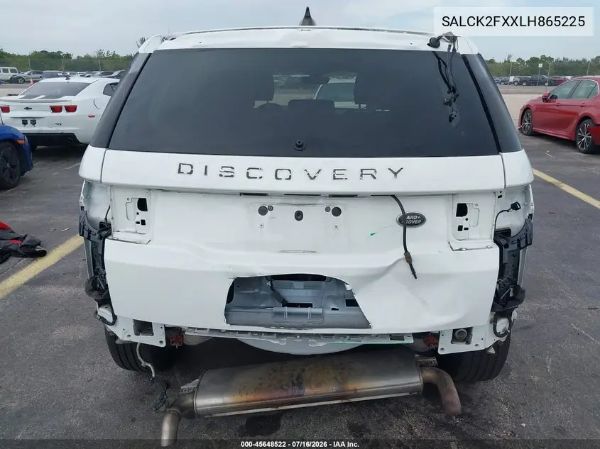 2020 Land Rover Discovery Sport Standard VIN: SALCK2FXXLH865225 Lot: 45648522