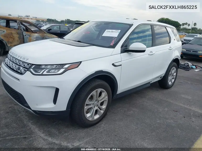 2020 Land Rover Discovery Sport Standard VIN: SALCK2FXXLH865225 Lot: 45648522